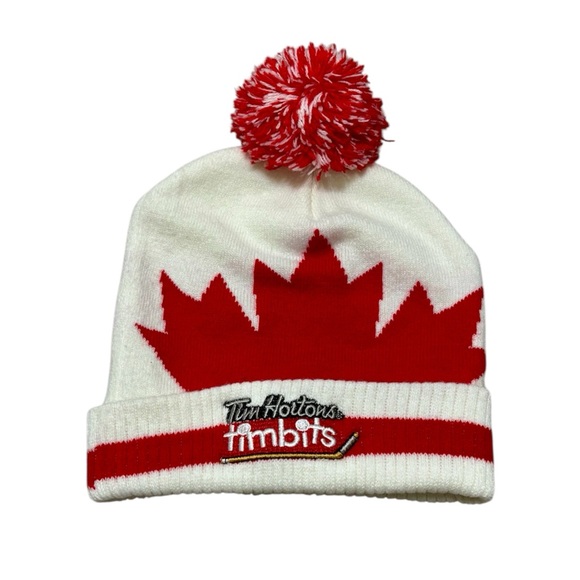Tim Hortons Sidney Crosby Retro Timbits Hockey Canada Knit Toque Hat Red - Picture 8 of 8
